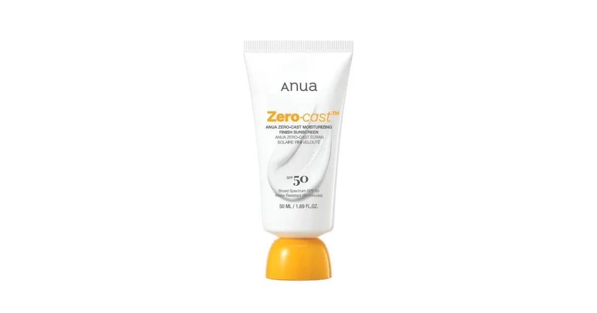 Anua Zero-Cast Moisturing Finish SPF 50 Sunscreen 50ml